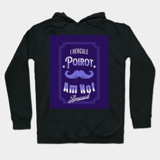 Poirot Is Not Amused - Blue Palette Hoodie